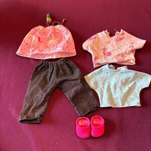 Handmade Bitty Baby Clothes Lot – 7 Pieces